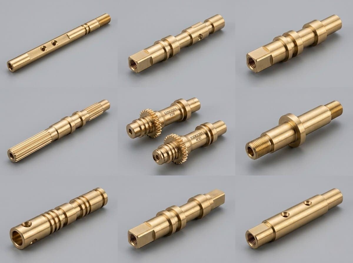 Brass Machined Shaft