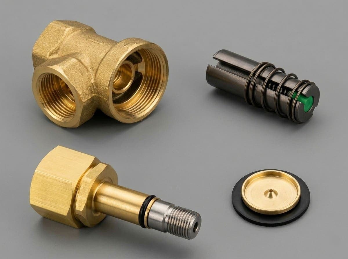 Brass Solenoid Valve Parts