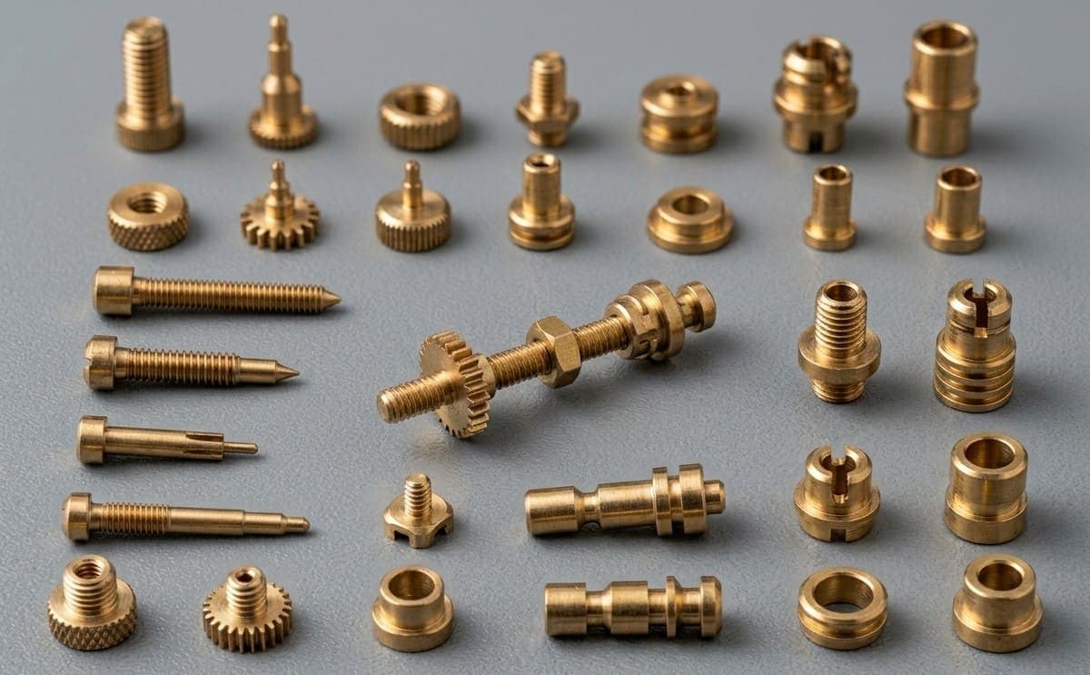 Micro Tiny Brass Components